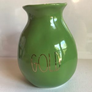 Rae Dunn Vase of Gold